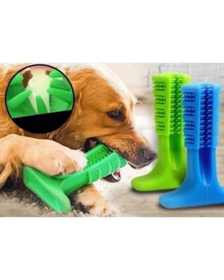 لعبة فرشاة أسنان الكلب, جهاز تنطيف أسنان الكلاب, عصا فرشاة أسنان الكلاب, فرشاة أسنان الحيوانات الأليفة  للأسنان الصحية - حجم كبير