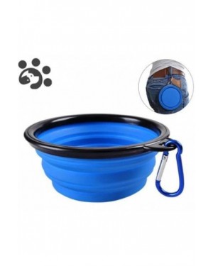 Katlanabilir Kedi Köpek Mama ve Su Kabı - Evcil Hayvan Taşınabilir Kabı