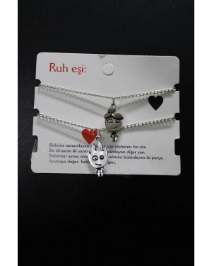 Ateş ve Su Çift Hediye Bileziği - Doğal Uyumun Sembolü