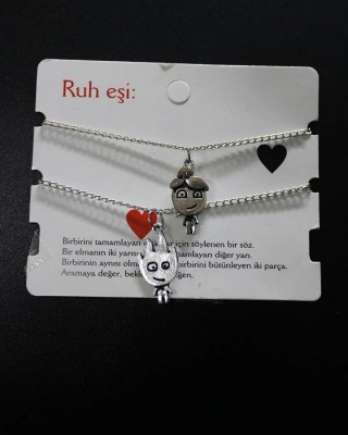 Fire And Water Couple Gift Bracelet - Unique Elemental Jewelry Set