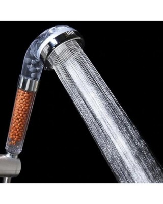 Water Saving And Purifying Shower Head with Laser-Cut Holes and Scented Water Balls