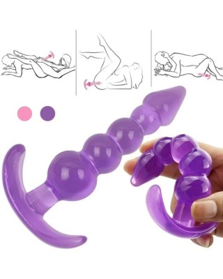 Anal Expander Knuckle Soft Flexible Gel Texture Anal Plug