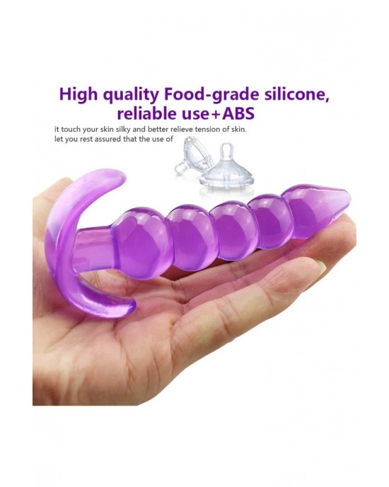 Anal Expander Knuckle Soft Flexible Gel Texture Anal Plug