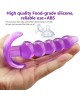 Anal Expander Knuckle Soft Flexible Gel Texture Anal Plug