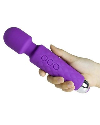 Love Magic 20 Vibration Function USB Rechargeable Purple Clitoris Stimulator and Orgasm Massage Vibrator