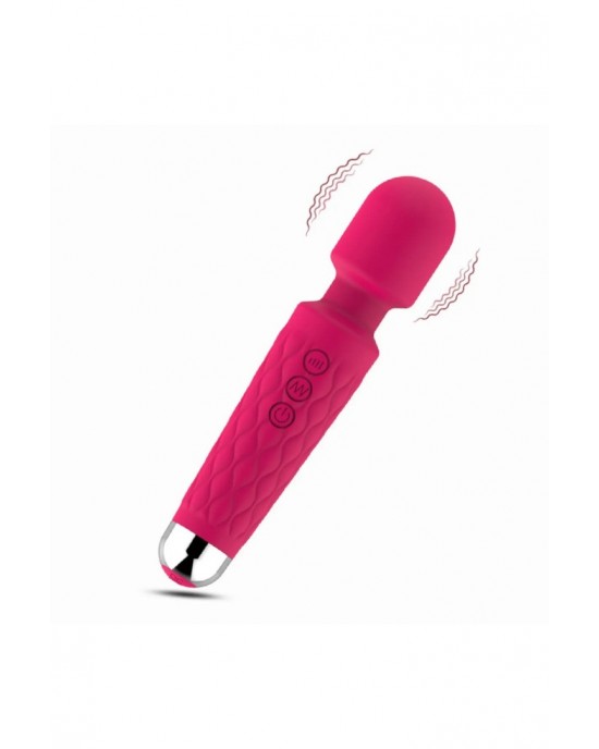 Love Magic 20 Vibration Function USB Rechargeable Purple Clitoris Stimulator and Orgasm Massage Vibrator