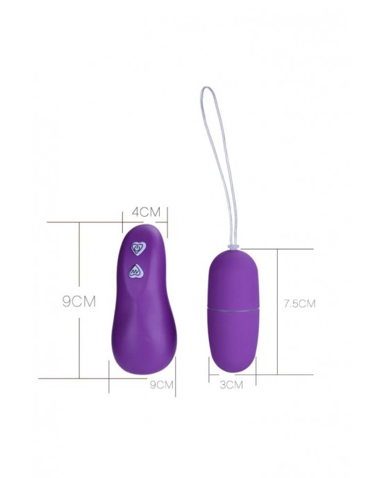 Remote Control Wireless Vaginal Ball with 10 Vibration Functions - Ultimate Pleasure Toy