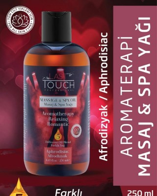 Massage Oil Set of 4 - Aphrodisiac, Sensory, Exotic Fruit, Vanilla Flavored