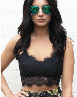 Black Lace Bra Bustier