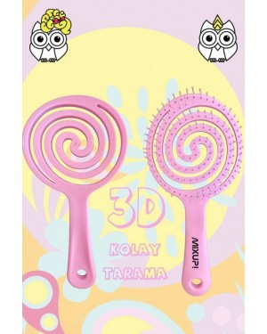 3D Tasarım Soft Dokunuşlu Saç Fırçası Lila Renk - Çevre Dostu ve Saç Bakımı 3D Tasarım Soft Dokunuşlu Saç Fırçası Lila Renk - Çevre Dostu ve Saç Bakımı