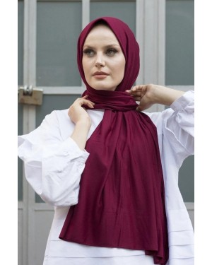 شال قطن للنساء بلون عنابي - شال ناعم ومريح لراحة يومية شال قطن للنساء بلون عنابي - شال ناعم ومريح لراحة يومية