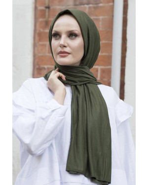 وشاح رأس شال قطني للنساء, حجاب تركي, لون كاكي وشاح رأس شال قطني للنساء, حجاب تركي, لون كاكي