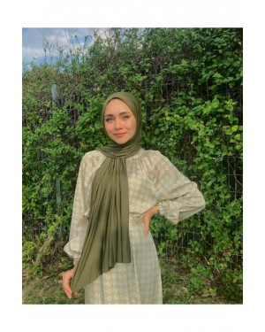 شال قطني نسائي باللون الأخضر - ناعم وأنيق ومتعدد الاستخدامات شال قطني نسائي باللون الأخضر - ناعم وأنيق ومتعدد الاستخدامات