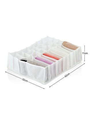 منظم درج مكون من 31 حجرة ومنظم جيب على شكل قرص العسل, مُقسّمات درج مقاس 42 × 32 × 11 سم