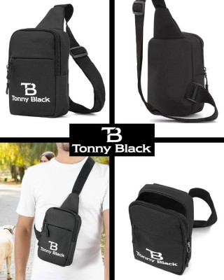  Original Unisex Waterproof Daily Sports Crossbody Adjustable Strap Lined Hand Chest and Shoulder Bag, Two Compartments