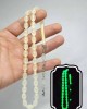 Cat's Eye Prayer Beads Glowing in the Dark - Phosphorescent Cat's Eye Prayer Beads