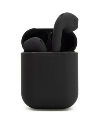 12 Pro 2nd Generation Airpods iPhone Android Compatible Black Bluetooth Headset - A+ Quality