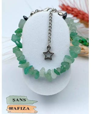 Doğal Taş Aventurin Kadın Bileziği - Şans ve Şifa Sunar