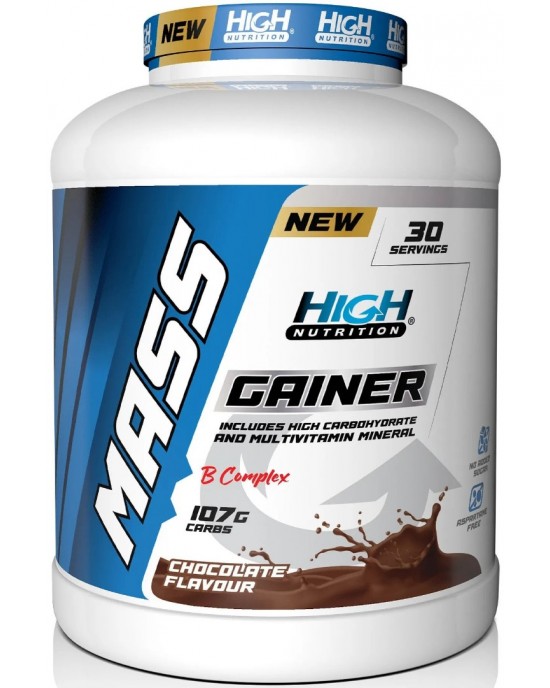 High Nutrition Mass Gainer 3600 Gr Carbohydrate Powder - Chocolate Flavored