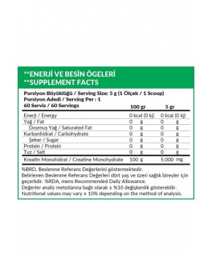 High Nutrition 100% Micronized Creatine Monohydrate - 300 Gr (60 Servings) - Unflavored High Nutrition 100% Micronized Creatine Monohydrate - 300 Gr (60 Servings) - Unflavored