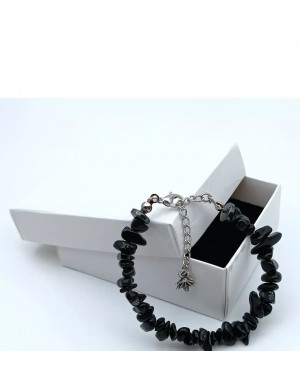 Doğal Taş Obsidyen Kadın Bileziği - Şık ve Şifalı Takı