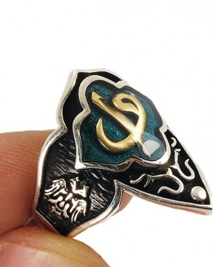 Kayi Rings, Ertugrul Vav Elif  Archer Thumb Ring, Double-Headed Eagle Turkish Archery Ring, 925 Sterling Silver Men's Ring Kayi Rings, Ertugrul Vav Elif  Archer Thumb Ring, Double-Headed Eagle Turkish Archery Ring, 925 Sterling Silver Men's Ring