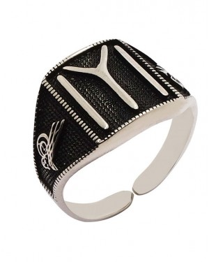Kayi Rings, Ertugrul Ring IYI Symbol, Kayi Tribe Symbol, Ottoman Stamp Symbol Sterling Silver Men's Ring Kayi Rings, Ertugrul Ring IYI Symbol, Kayi Tribe Symbol, Ottoman Stamp Symbol Sterling Silver Men's Ring