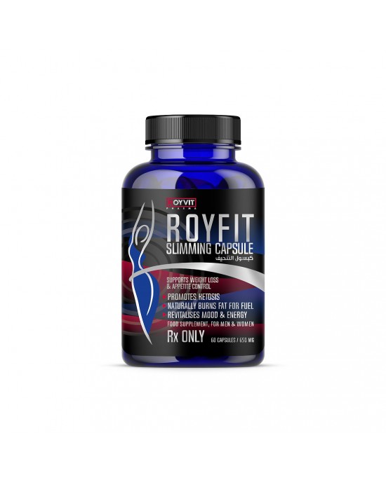 ROYFIT Slimming Capsules, Safety Way to Lose Weight Naturally, 60 Herbal Capsules