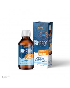 BonaRoy Bone and Joint Support Syrup, Potent Combination of Calcium, Magnesium, Vitamin D3, and Zinc for Stronger Bones and Flexible Joints, 100 ml BonaRoy Bone and Joint Support Syrup, Potent Combination of Calcium, Magnesium, Vitamin D3, and Zinc for Stronger Bones and Flexible Joints, 100 ml