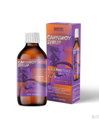 شراب كارني روي لحرق الدهون, علاج طبيعي للسمنة المفرضة, علاج االاعتلال العصبي السكري, تركيبة الرياضيين الفعالة, معتمد من FDA, 150 مل