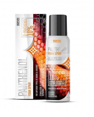 Panthenol Skin Repair Spray, Advanced Healing for Burns and Wounds with Bisabolol, Aloe Vera and Vitamins A and E, 50 ml