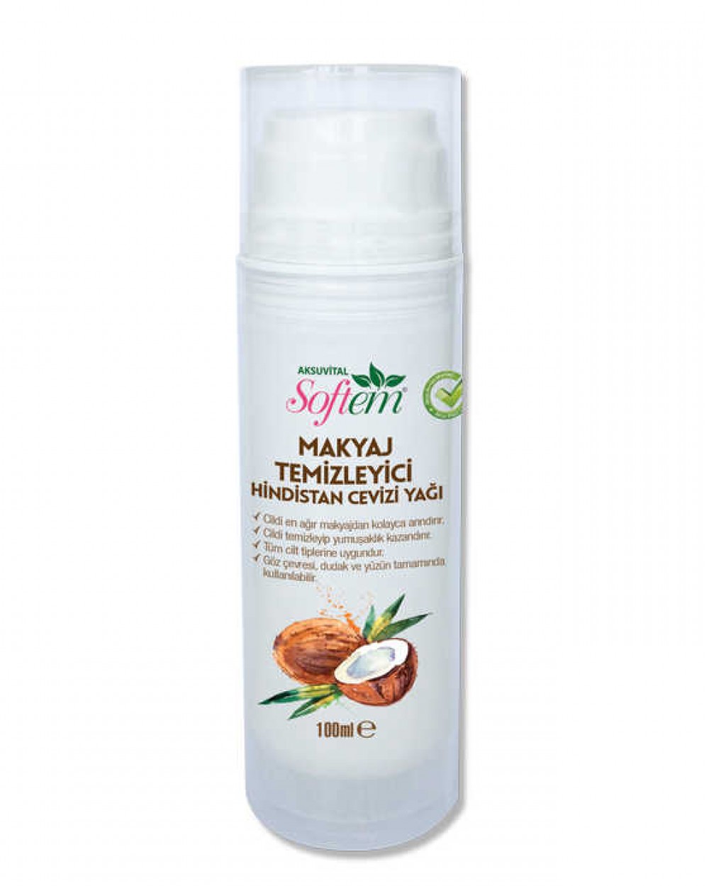 StyleTurk, Natural Makeup Remover, Makeup Remover with Coconut Oil