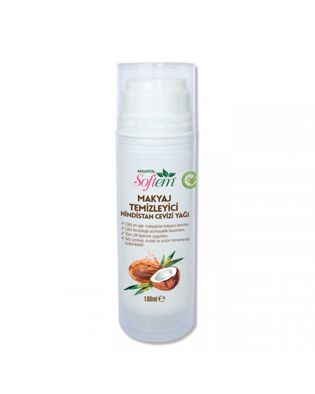StyleTurk, Natural Makeup Remover, Makeup Remover with Coconut Oil