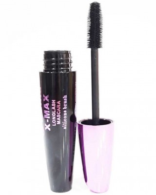 Deina X-Max Mascara Long Lash - Black, Special Curved Design Brush For Longer & Voluminous Lashes