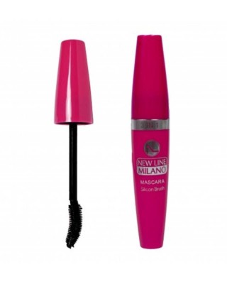 NEWLİNE Milano Mascara 3 in 1 , Waterproof Fan Lashes Effect Volumizer Special Design Silicone Brush