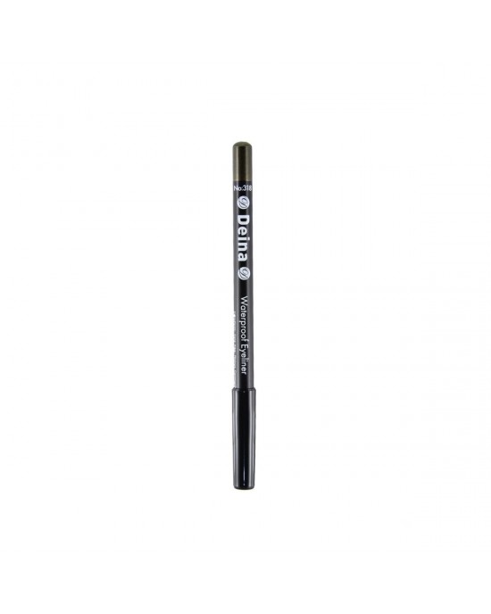 Deina Eye Pencil Waterproof Eyeliner - Dark Oily Green 318 Eye Pencil - Lip Pencil