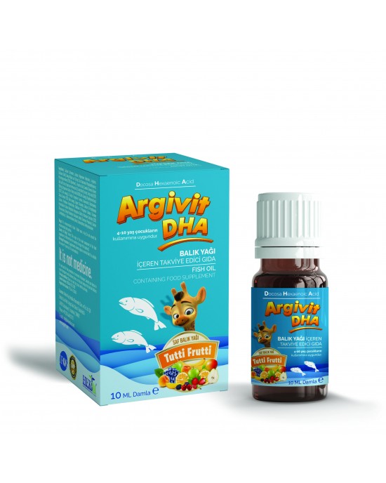ARGIVIT DHA Damla 10 ml: Çocuklar İçin Konsantre DHA Takviyesi