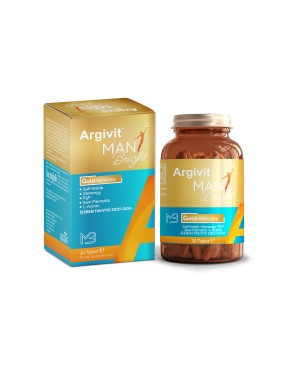 حبوب ارجيفيت للرجال Argivit مان برايت جولد كومبلكس: مكمل القوة والشباب والمزاج العالي والنوم الهانئ للرجال 30 قرص حبوب ارجيفيت للرجال Argivit مان برايت جولد كومبلكس: مكمل القوة والشباب والمزاج العالي والنوم الهانئ للرجال 30 قرص