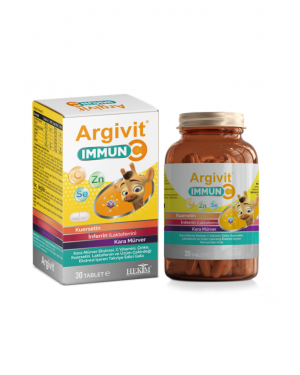 حبوب ارجيفيت المناعة Argivit Immune لدعم الجهاز المناعي - مكمل مناعي غني بخلاصة التوت البري والكويرسيتين والفيتامينات - 30 قرص حبوب ارجيفيت المناعة Argivit Immune لدعم الجهاز المناعي - مكمل مناعي غني بخلاصة التوت البري والكويرسيتين والفيتامينات - 30 قرص