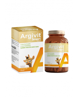 Argivit Smart – Advanced Academic Focus & Memory Tablets for Adolescents &Teenagers – Essential Multivitamin Boost with Cognitive Enhancers - 30 Tabs Argivit Smart – Advanced Academic Focus & Memory Tablets for Adolescents &Teenagers – Essential Multivitamin Boost with Cognitive Enhancers - 30 Tabs