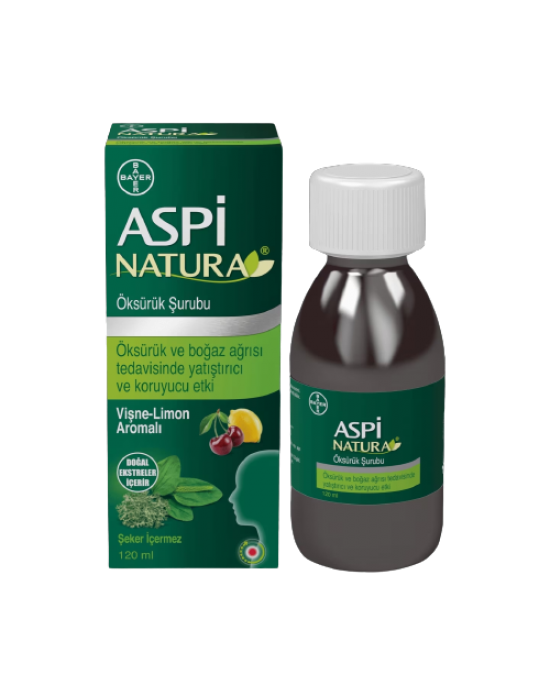 Aspi NATURA® Plantago & Icelandic Moss Cough Syrup - Relief for All Types of Coughs 120 ml