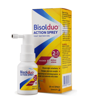 رذاذ بيزولدو Bisolduo® - بخاخ فوري مضاد للسعال تهدئة الكحة الناشفة والم الحلق والبلعوم 20 مل رذاذ بيزولدو Bisolduo® - بخاخ فوري مضاد للسعال تهدئة الكحة الناشفة والم الحلق والبلعوم 20 مل