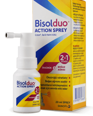 Bisolduo öksürük Action Spreyi 20 ml
